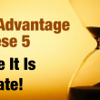 5 Before 5! Take Advantage of These 5 Before It’s Too Late!