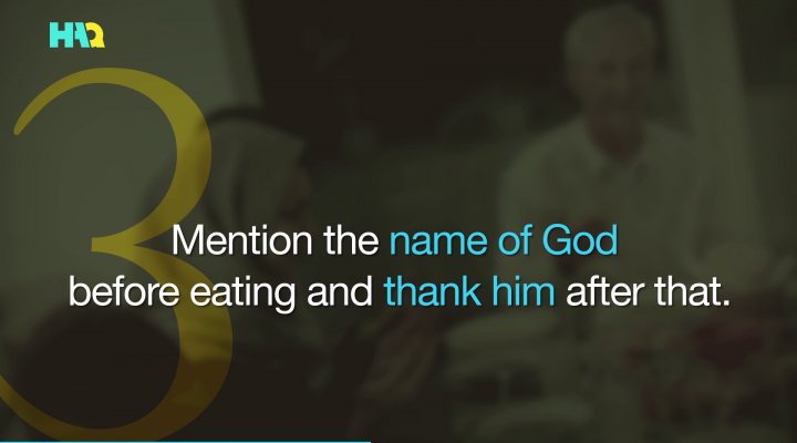 What Does Islam Say about Eating Etiquettes?