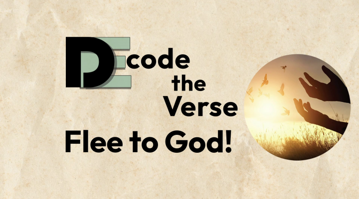 Flee to God from this Danger!